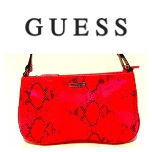 GUESS SNAKESKIN SHOULDER BAG